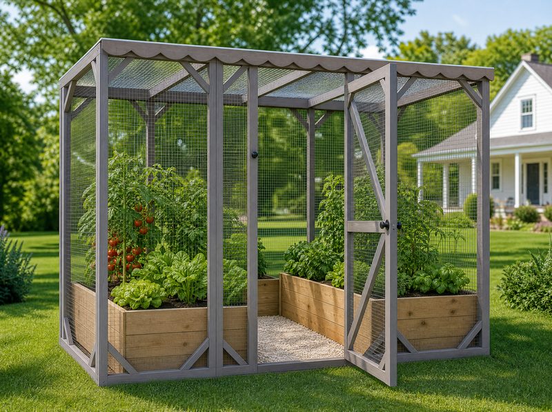 FERNSTEAD Grow GB04 series walk-in garden enclosure with mesh panels